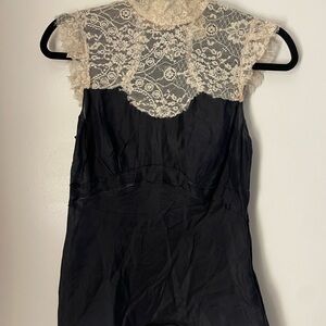 Elegant Black and Lace Top